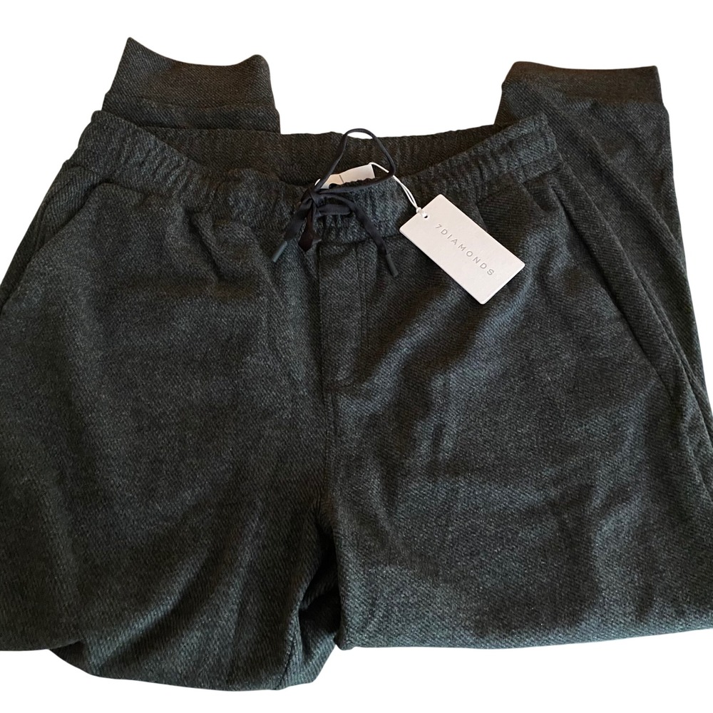 7Diamonds NWT Men's Generation Relaxed Jogger Pants Charcoal Gray XXL